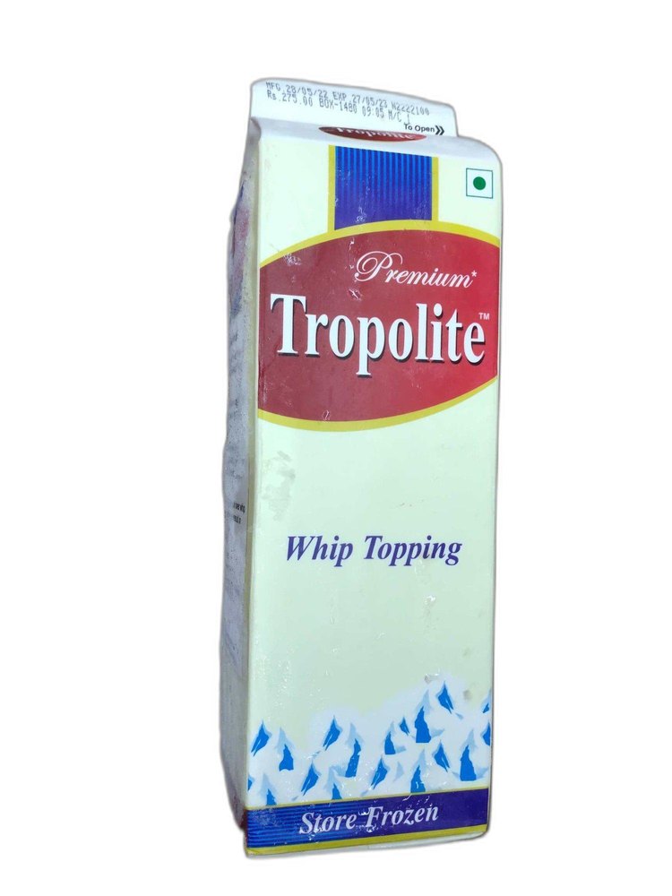 10 Piece White Premium Tropolite Frozen Whip Topping, For To Break Mouth Odour, Sheet
