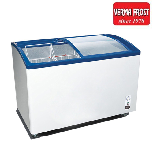 Norcool/Rockwell Curved Glass Freezer, Capacity: 350 L