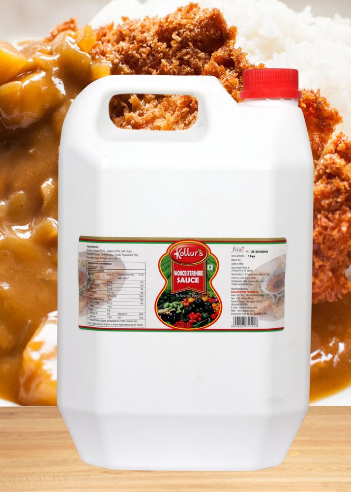 Kollurs 40kg Worcestershire Sauce, Packaging Type: Cans