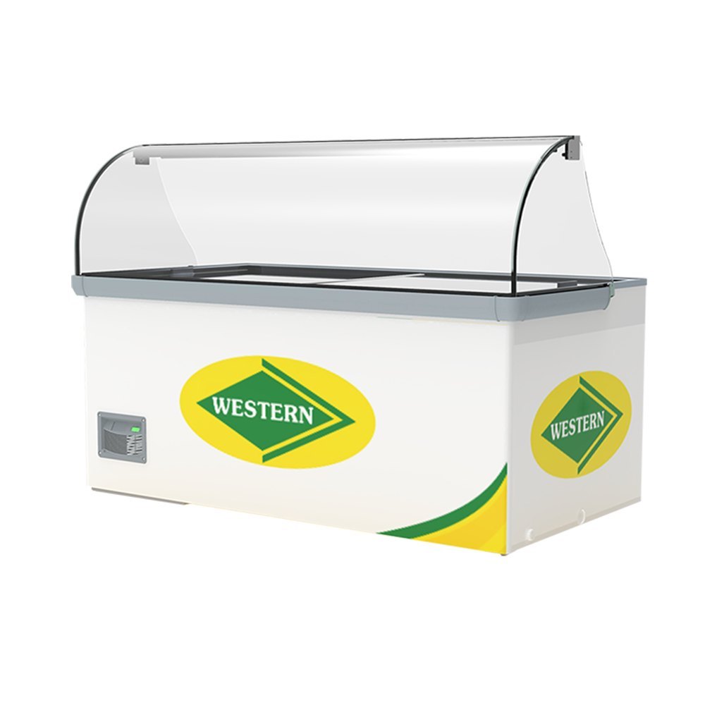 Ice Cream Parlour Display Counter, For Shop
