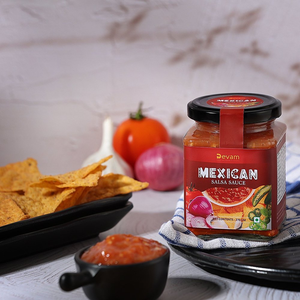 Devam Mexcian Salsa 270g, Packaging Type: Glass Bottle