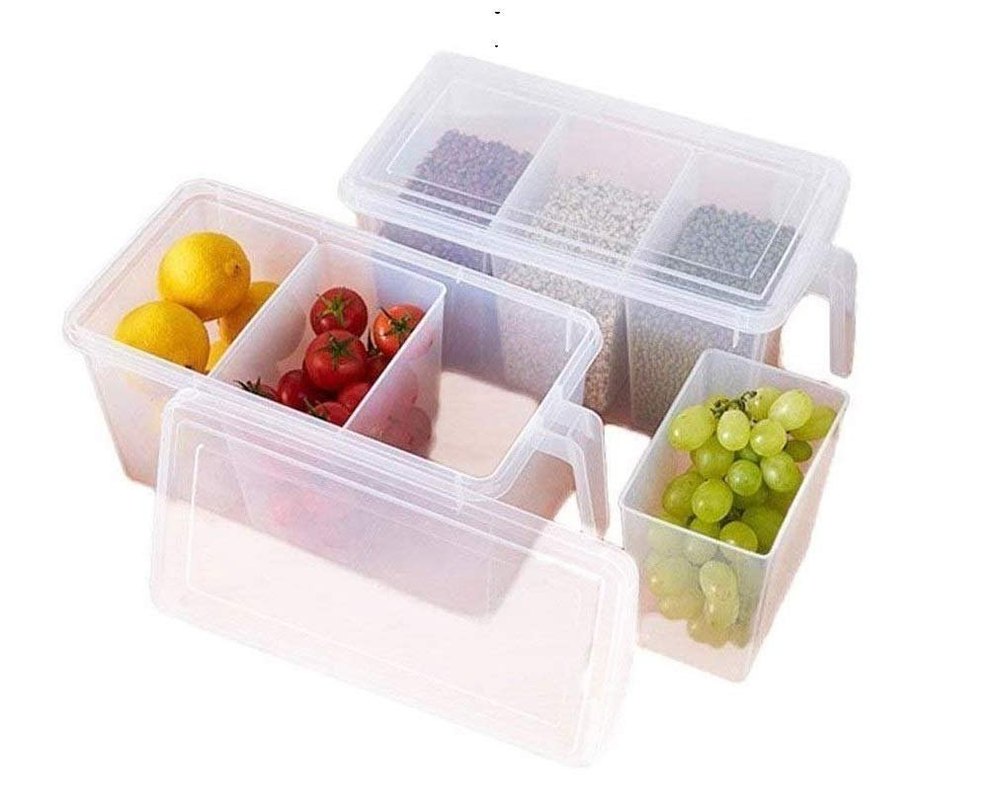 White Fridge Storage Rack