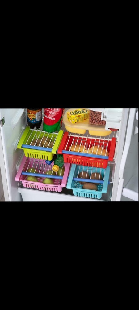 Plastic Open Storage GLOREX Adjustable Freezer Racks, For Home