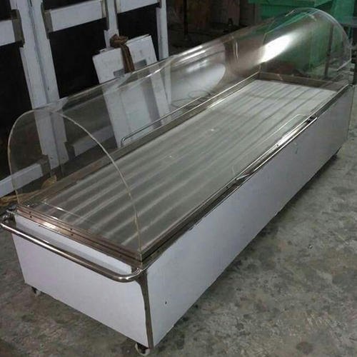 SS 304 220 Stainless Steel Dead Body Freezer Box, For Transportation, Frequency Hz: 50