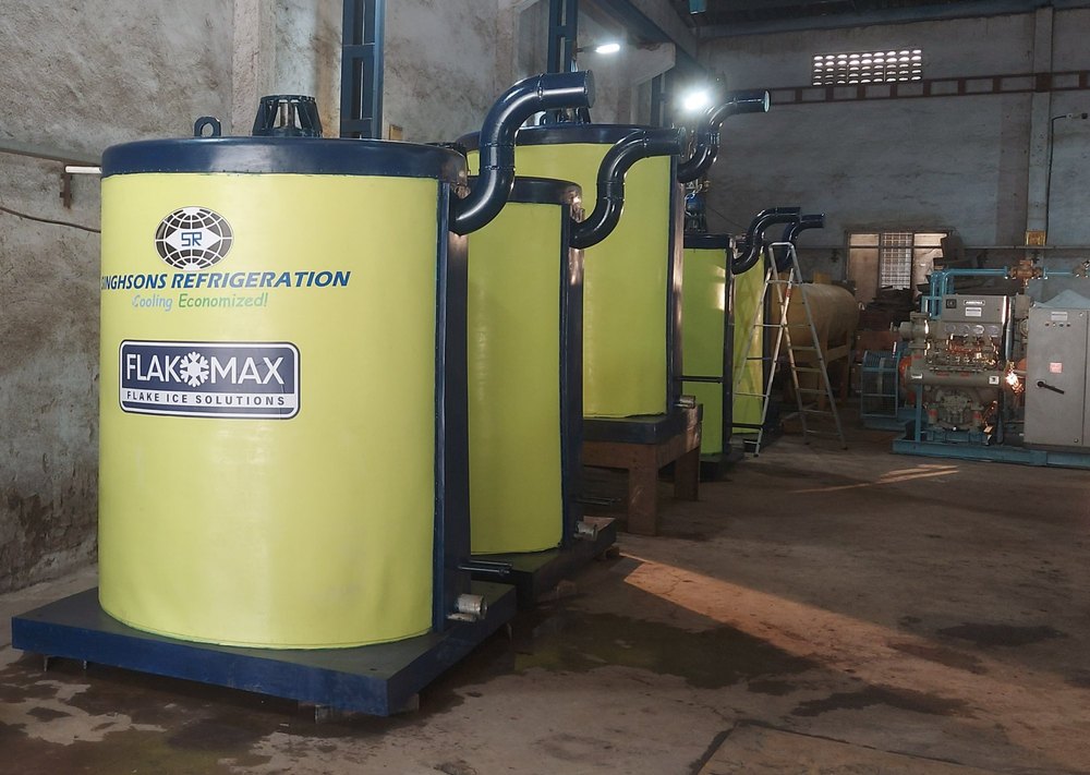 Singhson Refrigeration Flakes Flake Ice Plant, Capacity: 50 Tons Per Day