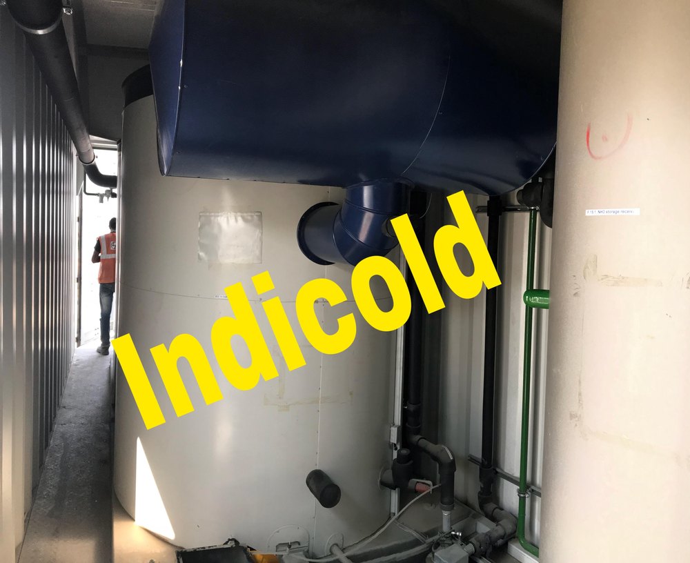 150 kW Concrete Cooling Flake Ice Plant, Production Capacity: 40 ton