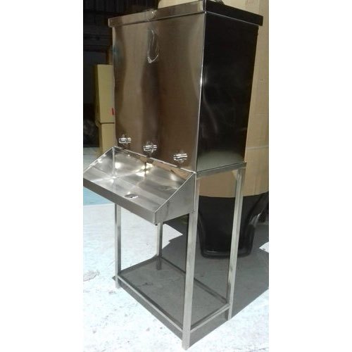 Silver Color 100 Ltrs Stainless Steel Water Cooler
