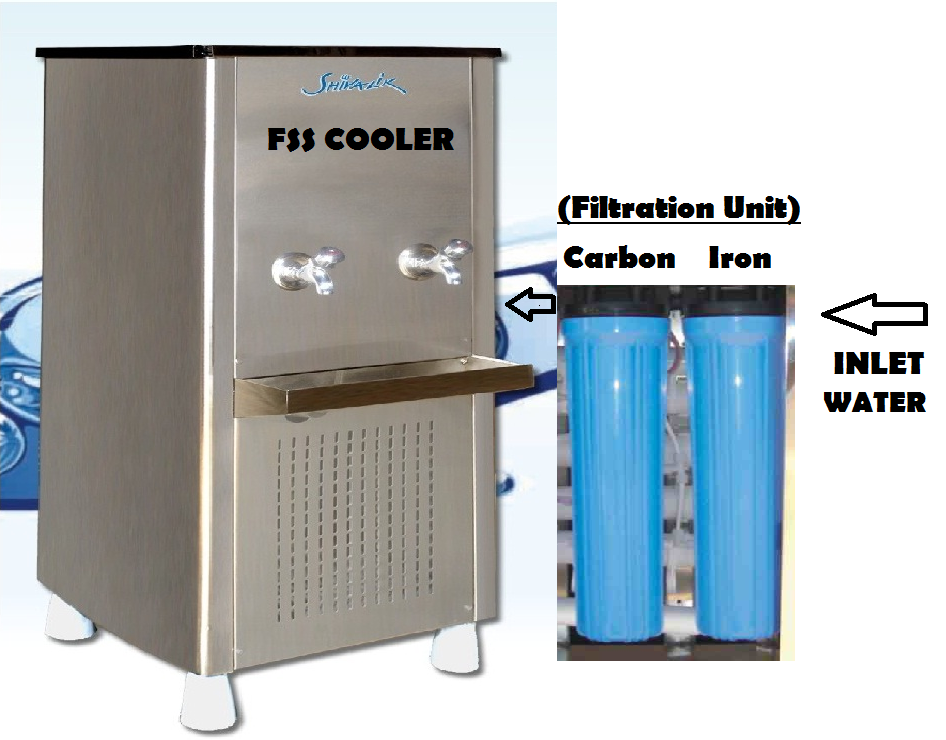Water Cooler with Filtration System