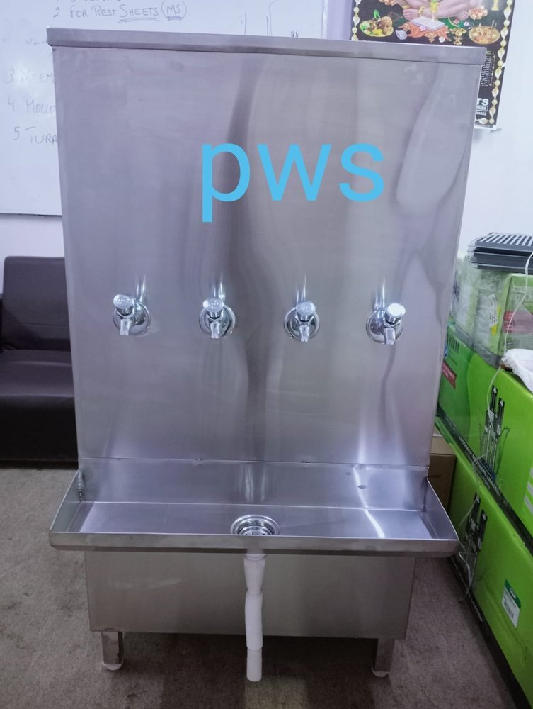 SURYA Stainless Steel Water Cooler, Storage Capacity: 200, Number Of Taps: 4