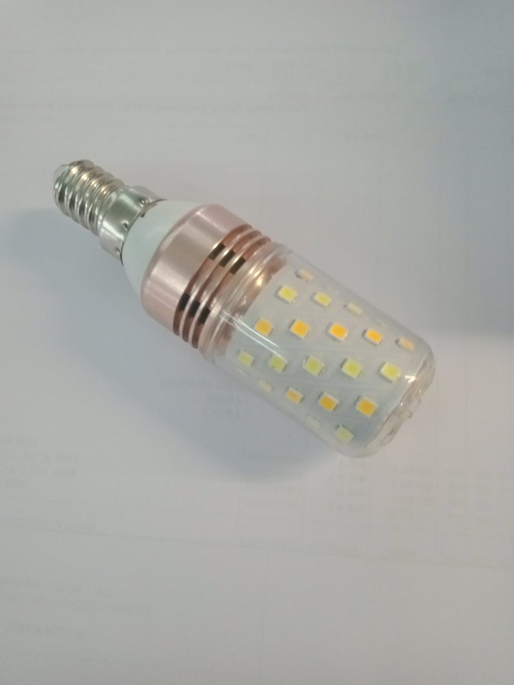 5000-6500 K White E-14 Bullet Candle Bulb, 6 W - 10 W