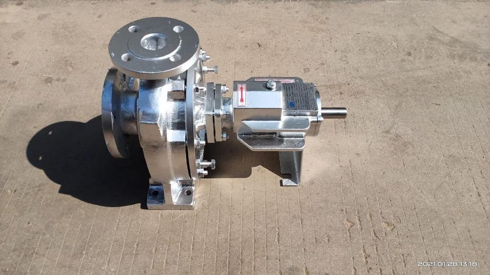 Mild Steel Air Cooled Hot Oil Pump, Model Name/Number: Ptfp