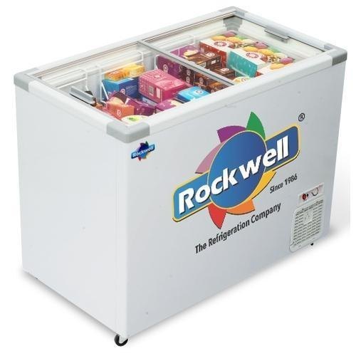 Rockwell Sfr350gt Glass Top Freezer, 895x1120x624mm 35x44x25inch, Refrigerant Used: R-134a
