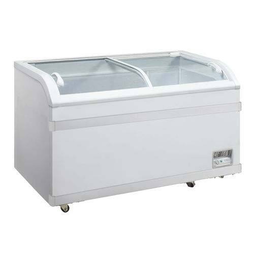 Curved Glass Freezer