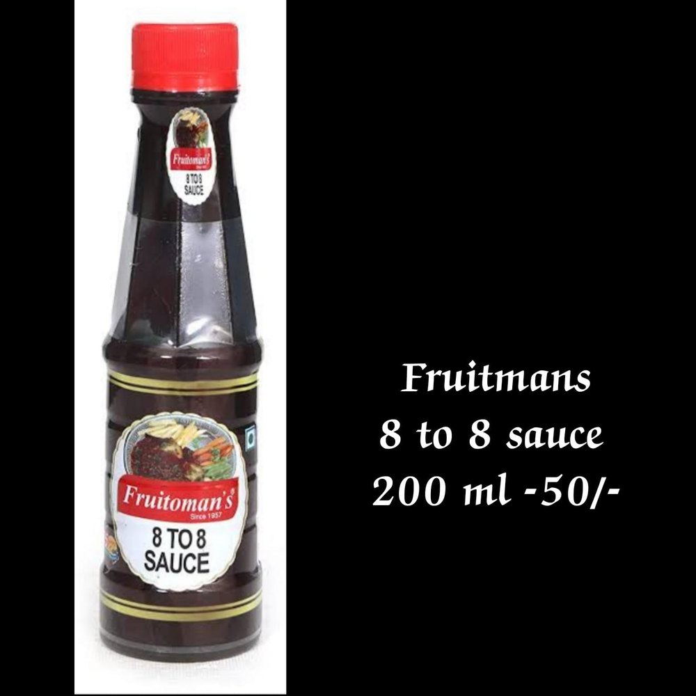 8 To 8 Sauce & 8 To 9 Sauce, Worcestershire, Packaging Size: 200 Ml, Packaging Type: Plastic Bottle
