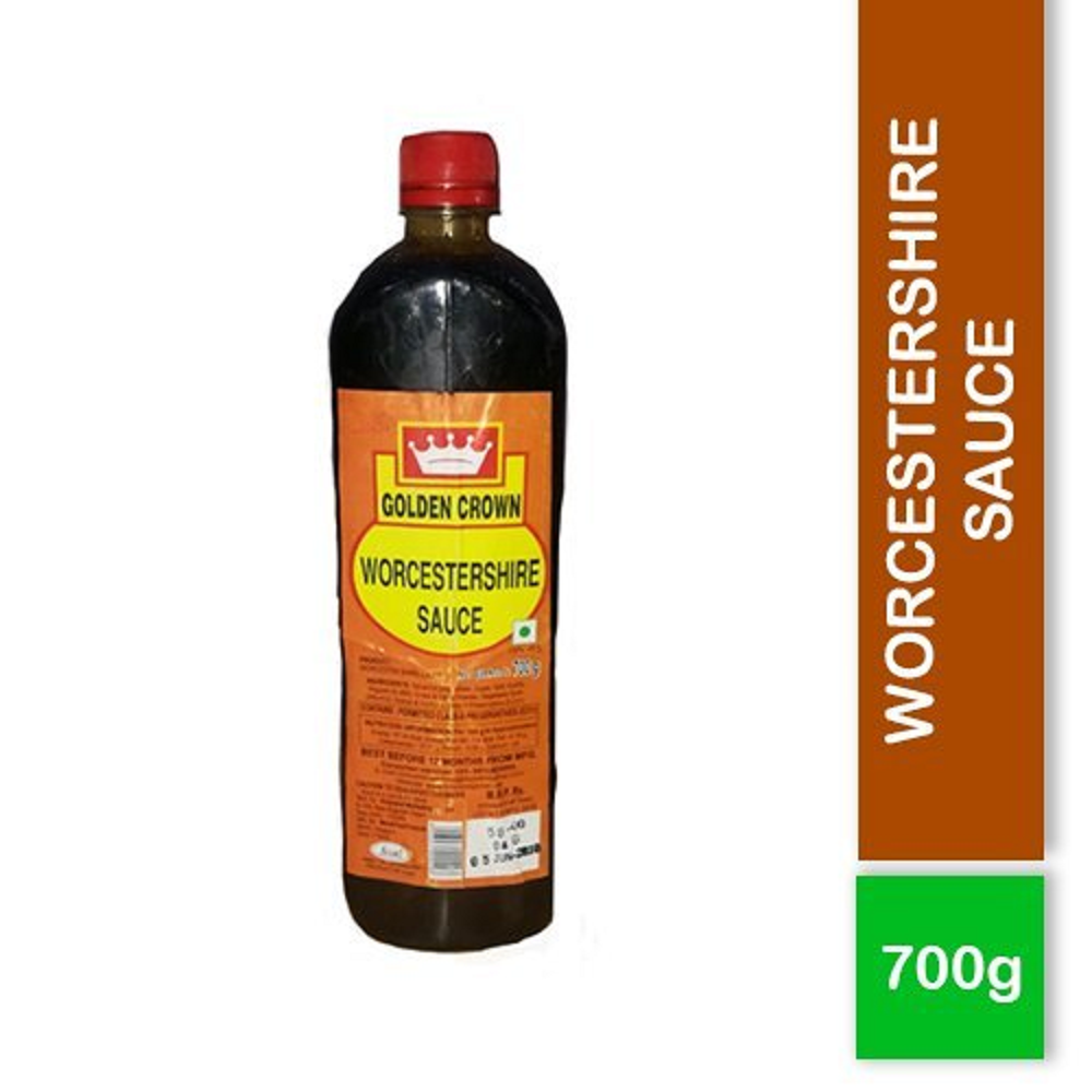 Golden Crown Worcestershire Sauce, Packaging Size: 700 Gm, Keep In Cool And Dry Place