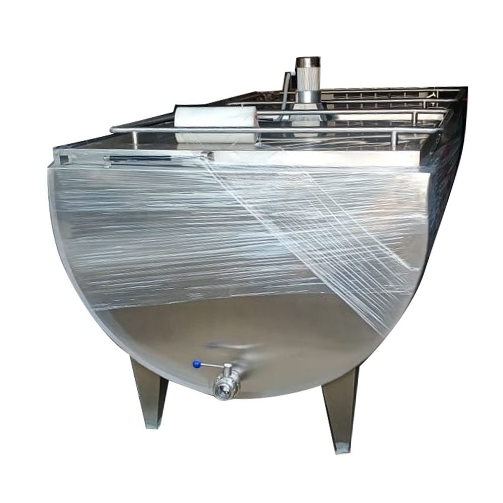 Stainless Steel Bulk Milk Cooler, Capacity: 1000 Liter