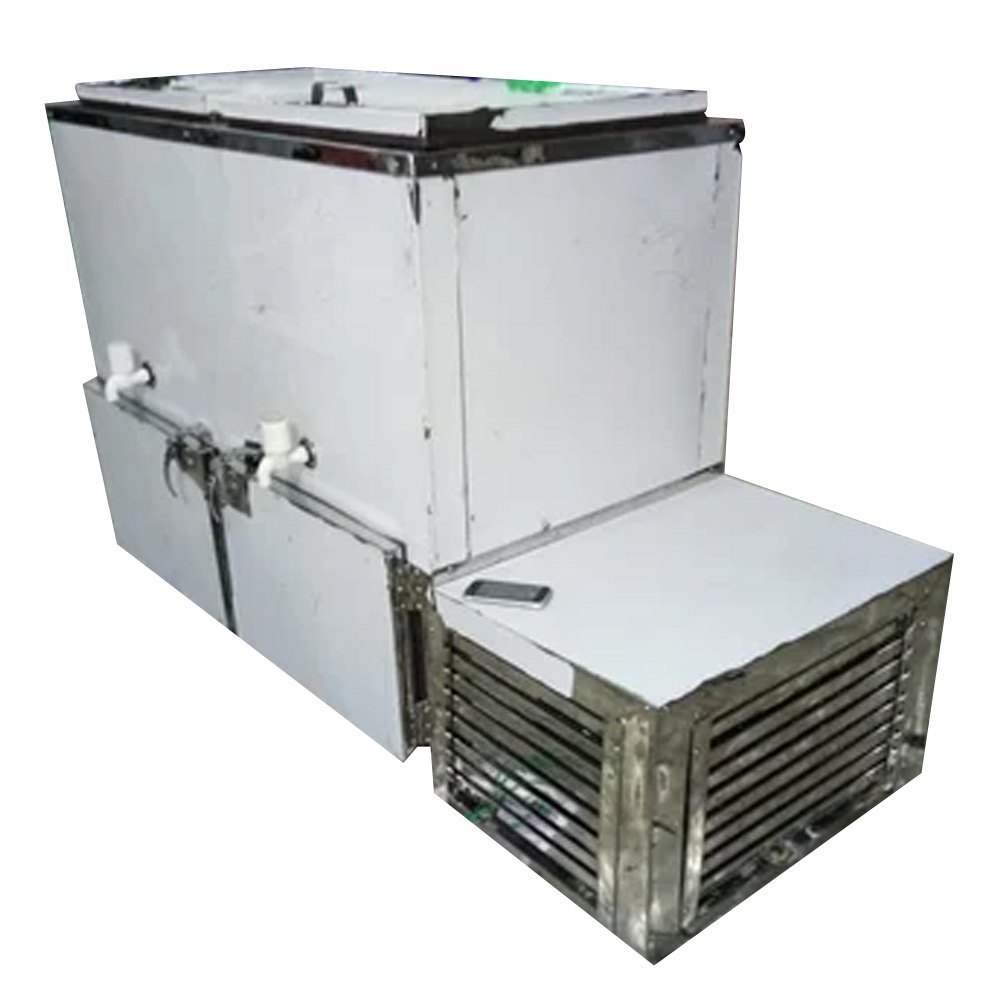 Capacity: 400L Number of Doors: 2 Stainless Steel Milk Freezer, 6x2.5x3 Feet (lxwxh)