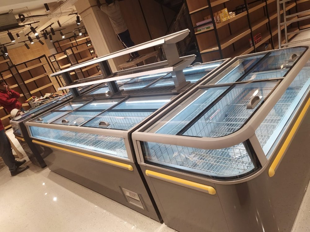 Adwin India Stainless Steel ADISD 720F Island Freezer, Capacity: 720 L, 2165 X 865 X 885 Mm