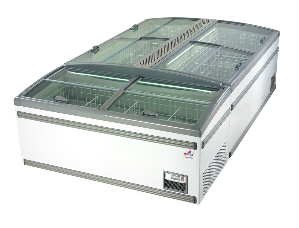 Commercial Island Freezer, 2100x850x930 Mm, Refrigerant Used: R404a