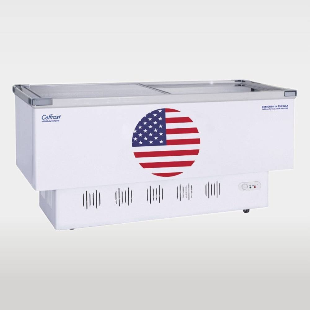 Capacity: 450/500 L Number of Doors: 2 Celfrost Island Freezer, As Par The Model