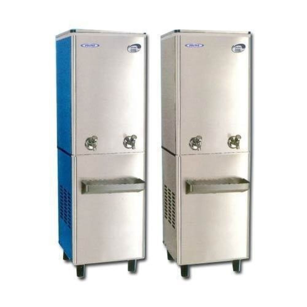 Stainless Steel Silver Voltas Water Cooler, Storage Capacity: 100 L, Number Of Taps: 2 Taps