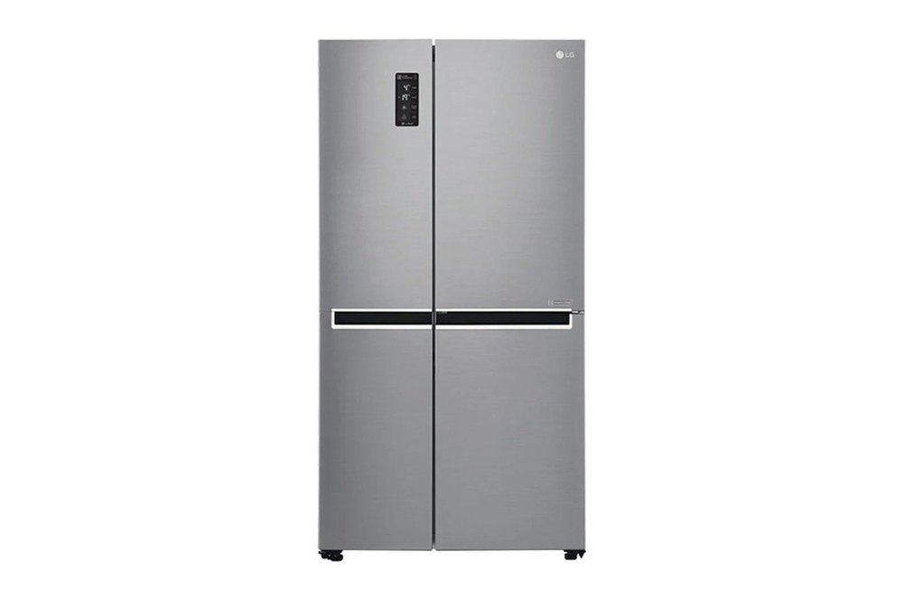Silver Side By Side Refrigerator Lg