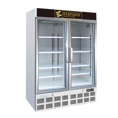Elanpro Visi Cooler Two Glass Door, Capacity: 1100 Liter