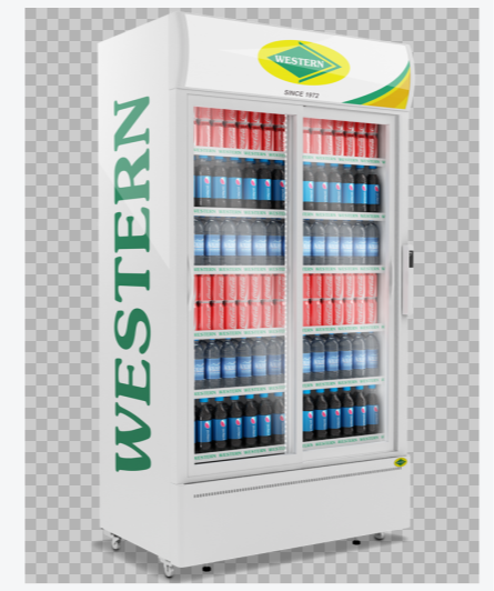 White SRC1000 SDGL Visi Cooler Slidig door, Model Name/Number: weatern SRC1000SD-GL, 925 lTRS