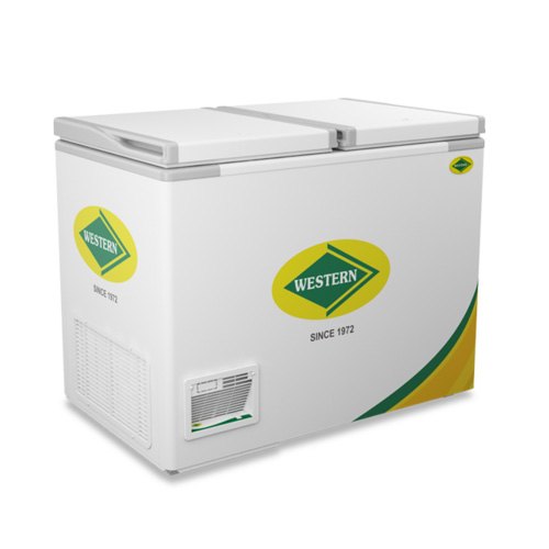 White 300 L Western Chest Freezer