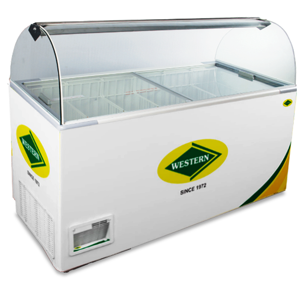 LARGE Western Scooping Parlour Deep Freezer
