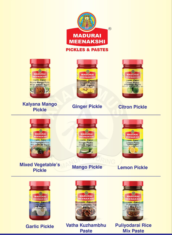 Madurai Meenakshi Spicy Achar Manufacturers in India, Packaging Type: Box, Packaging Size: 1 kg