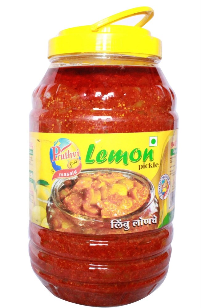 Pruthvi Gold Lemon Pickle, Packaging Type: Plastic Jar