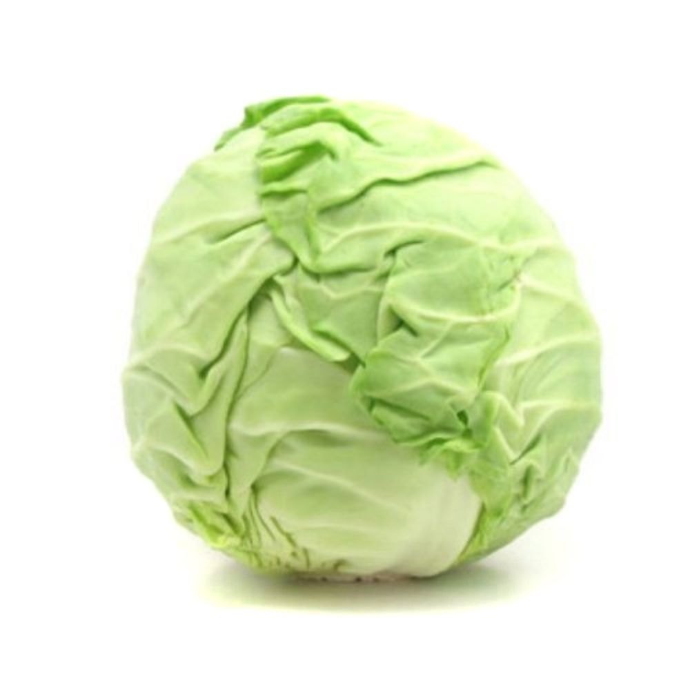 Green A Grade Fresh Cabbage, Pesticide Free (for Raw Products)