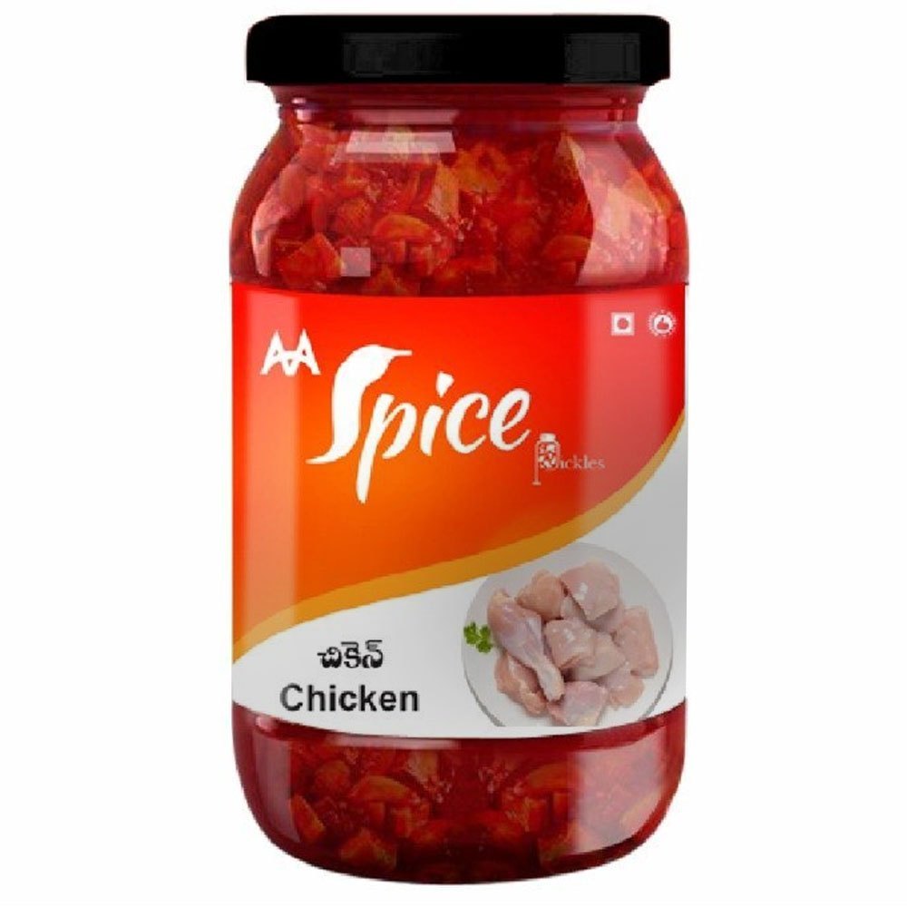 Chicken/Spices/Vinegar MAA Spice Chicken Pickle, Packaging Type: Jar, Packaging Size: 300 G
