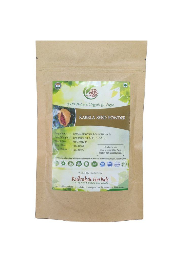 Karela Seed Powder, Packaging Size: 100 gm