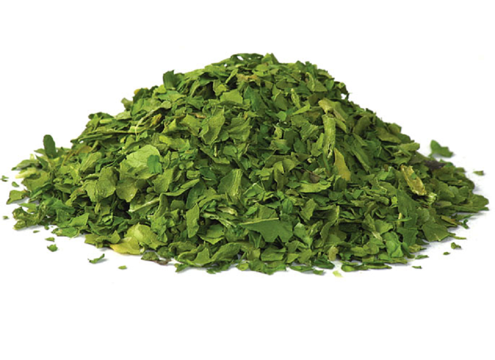 Green Dehydrated Spinach Flakes