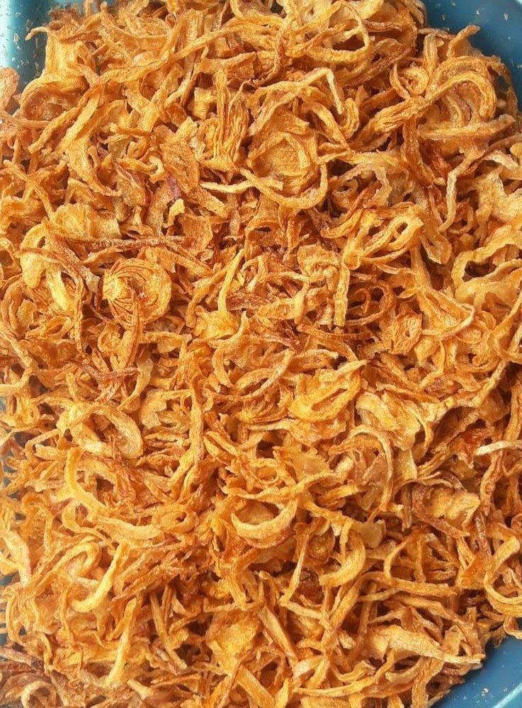 A Grade Gujarat Fresh Fried Onion Flakes, Loose, Onion Size Available: Medium