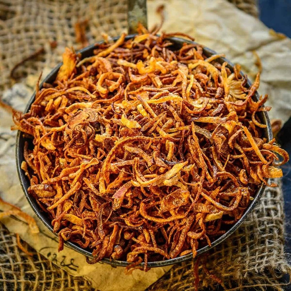 A Grade Flakes Fresh Fried Onion, For Food, Loose