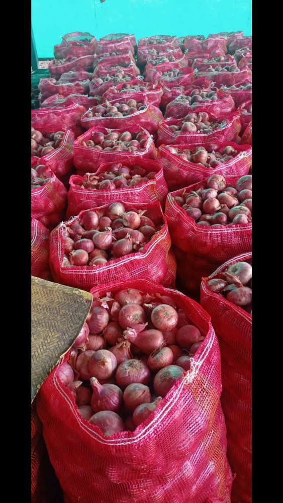 A Grade Maharashtra Garwa Red Onion, For Food, Loose