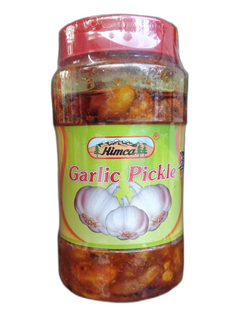 Spicy 500gm Himca Garlic Pickle, Packaging Type: Jar