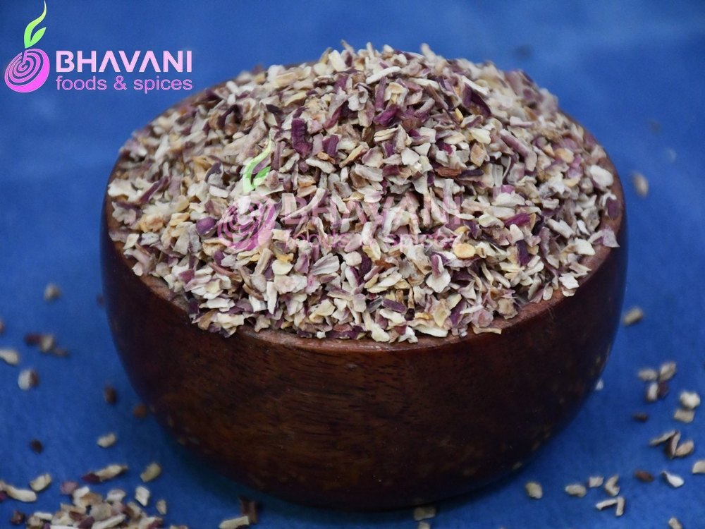 A Grade Dehydrated Red Onion Chopped, Gujarat, Packaging Size: 25 kg