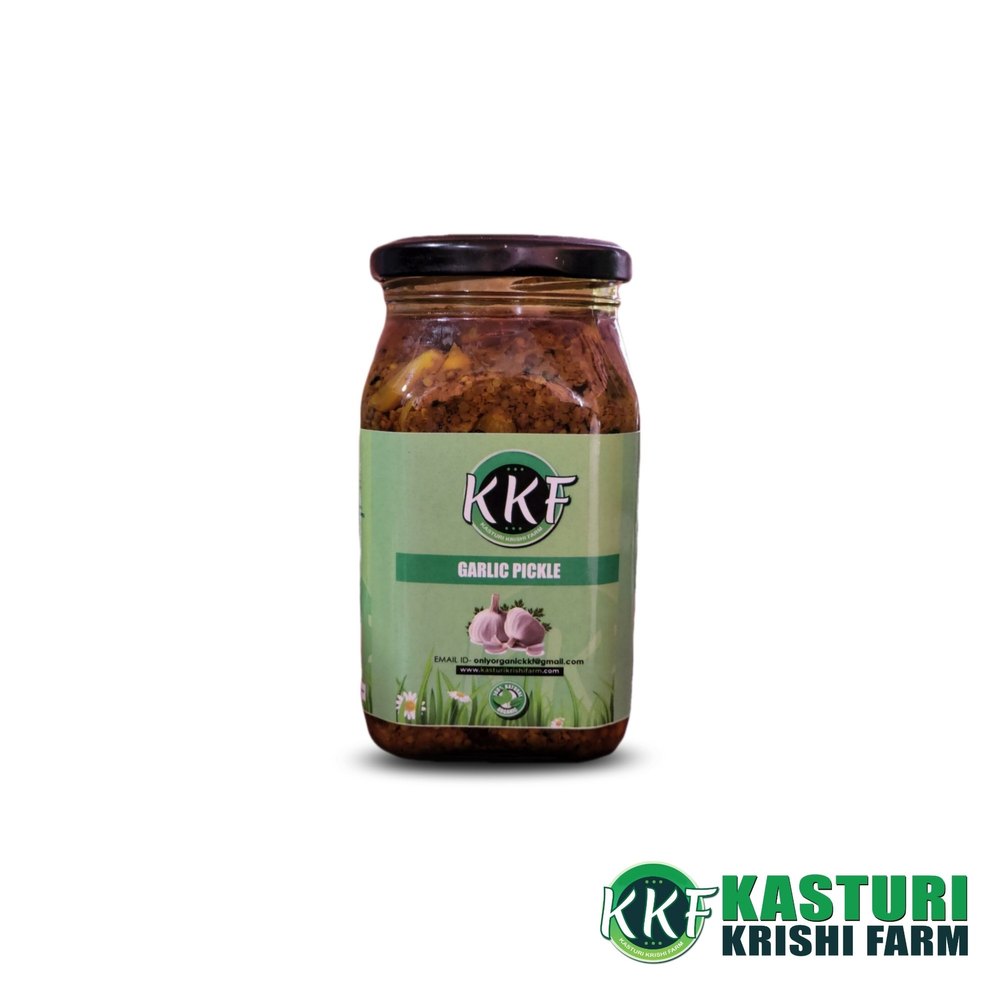 KKF Store At Dry And Cool Place Garlic Pickle, 500Ml, Packaging Type: Jar