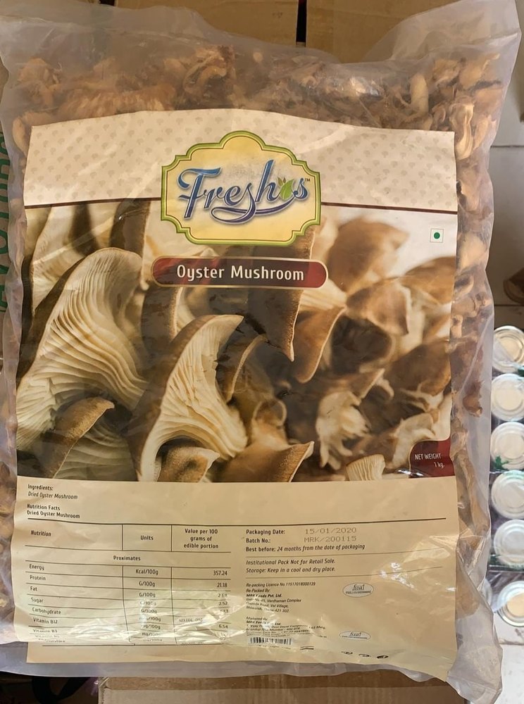 Imported Dried Oyster Mushroom, Packaging Type: Pcs, Packaging Size: 1 Kg