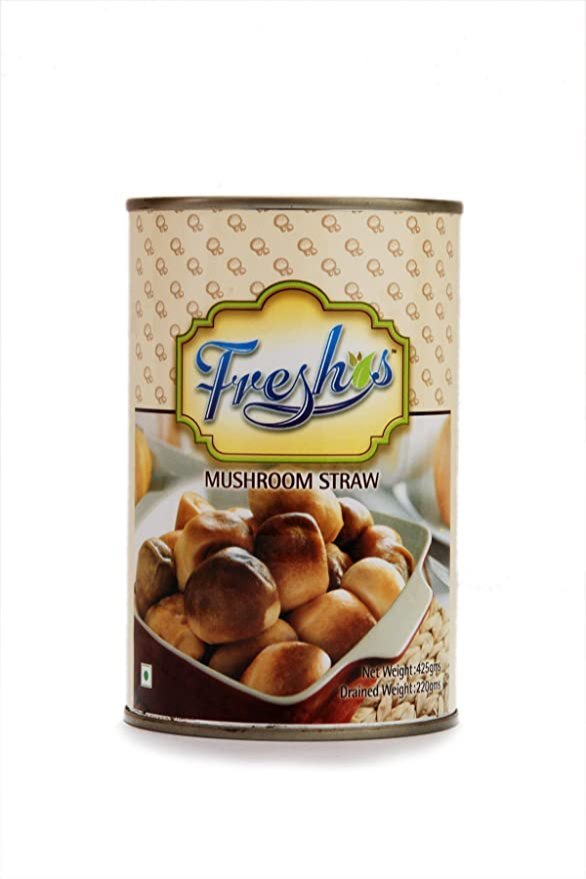Pan India Freshos Straw Mushroom, Packaging Type: Tin, Packaging Size: 425 g