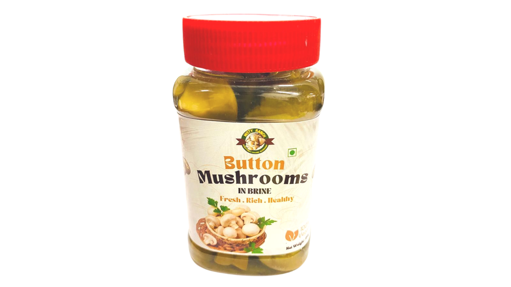 karnataka Misty Ranch_Buttom Mushroom caned, Packaging Type: plastic can, 1.6g