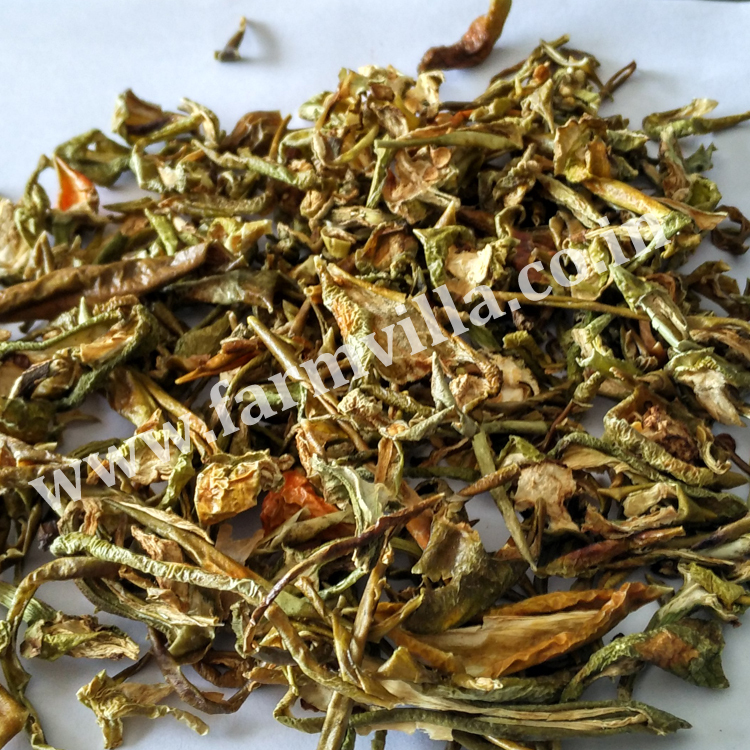Green Chilli Flakes, Pack Size: 25 Kg