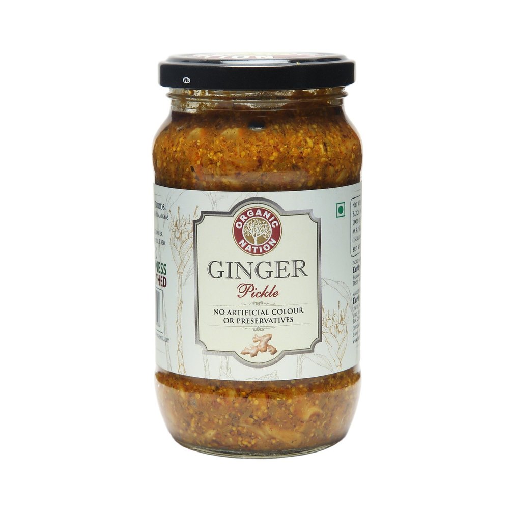 Organic Ginger Pickle, Packaging Type: Box, Packaging Size: 400 Gram