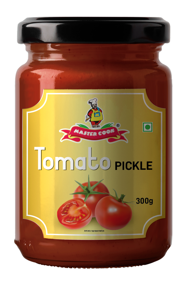 Master Cook Tomato Pickle 300Gm, Packaging Type: Bottle