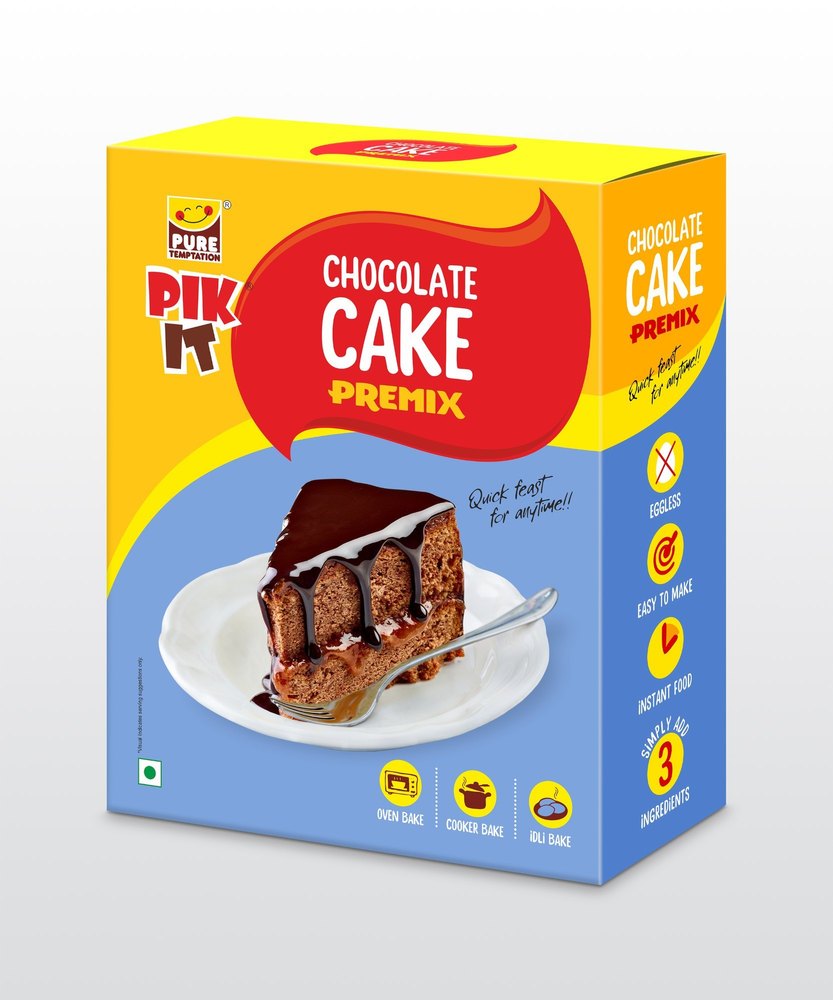 PURE TEMPTATION PIK IT CAKE PREMIX CHOCOLATE EGG LESS (5 KG), For Bakery