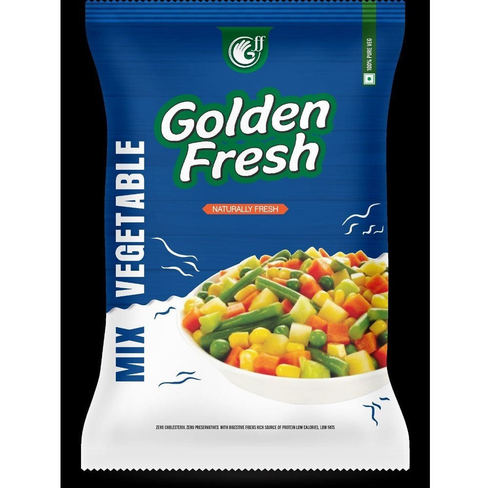 A Grade Golden Fresh Mix Vegetable, Packet, Packaging Size: 1Kg